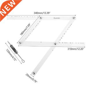 34cm Scale Drawing Ruler Pantograph Folding Ruler Reducer En