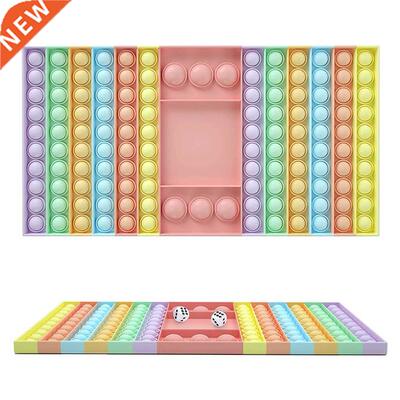 Big Size Fidget Toys Simple Dimple Rainbow Chess Bod Push