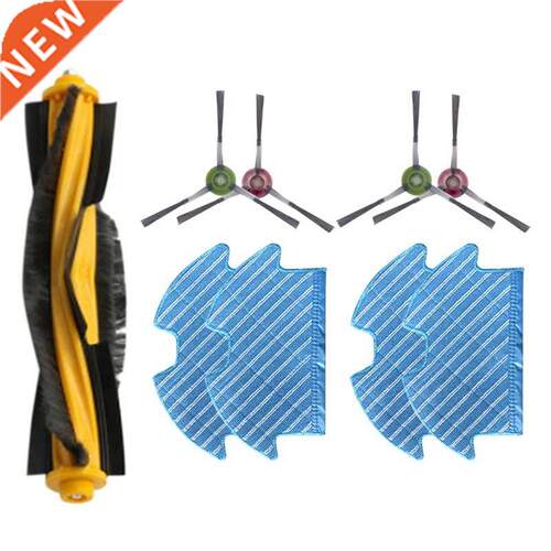 9Pcs Main Side rush Mop Cloth Replacement Spare for Ecovacs
