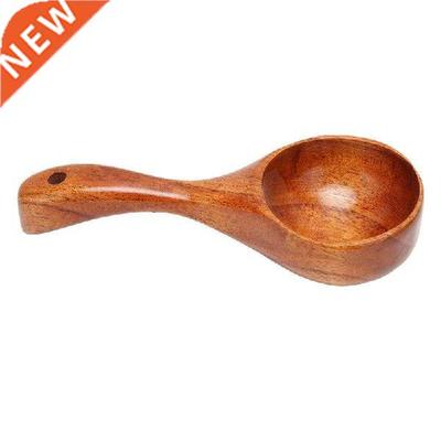Wooden Dipper Ladle Wooden Porridge Spoon Smoother Surfaces