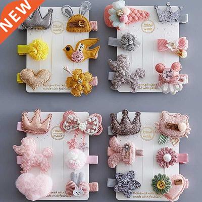 2022 New Toddlers Kids hair clips 6pcs/Set Hairpins for Chil