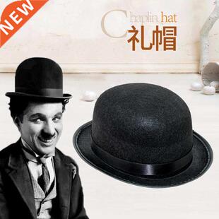 Black Derby Deluxe Costume Hat by Funny Party Fedoras Hats