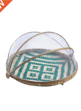 Rattan Tray Fruits Vegetables Breakfast Drink Snacks Home Ki