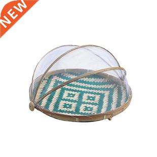 Rattan Tray Fruits Vegetables Breakfast Drink Snacks Home Ki