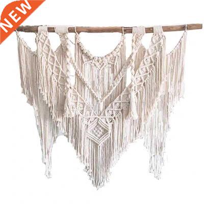 Nordic hand woven large rope tapestry bedroom sofa