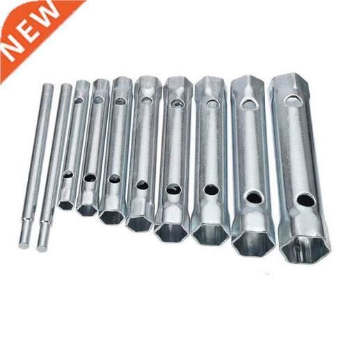 10Pcs 6-22mm Metric Tubul Box Wrench Set Tube B Spk-Pl