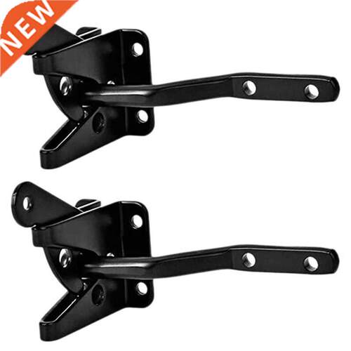 2Pcs Self Locking Gate Latch Automatic Gravity Lever Fence G