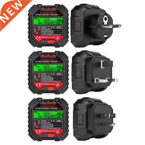 Line Tester RCD Tester Electrical Socket Testers EU/UK/US Pl