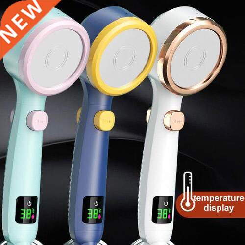 Digital Display Handhold Showerhead Adjustable Water Saving