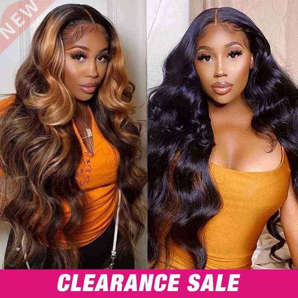 13x6x2 Body Wave Lace Front Wig 250% Highlight Wig Human Hai