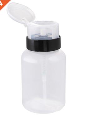 200ml Clear Push Down Empty Bottle Press Pump Dispenser