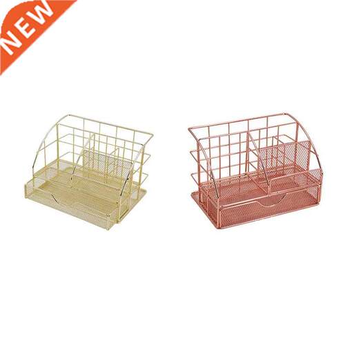 Desk Organizer For Women,All In One Mesh Office Organizer
