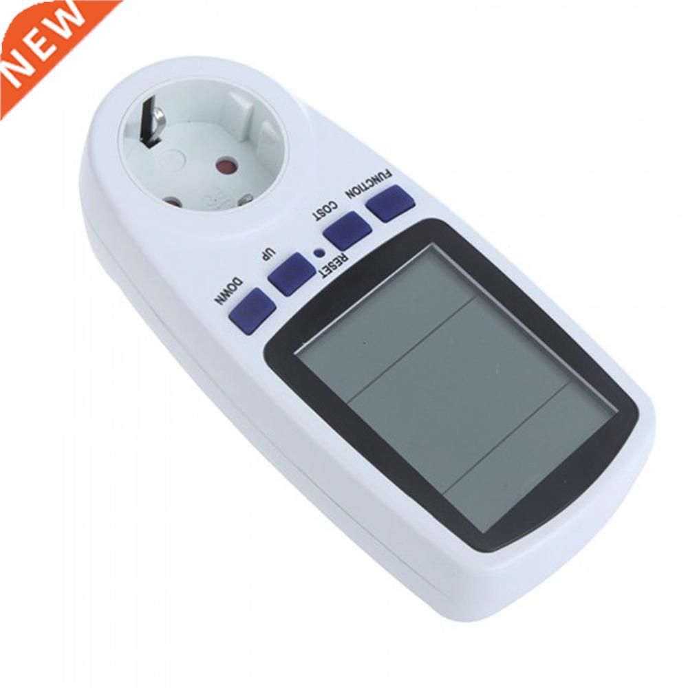 230V 50Hz 16A EU Plug LCD Display Energy Meter Watt Volt Vol