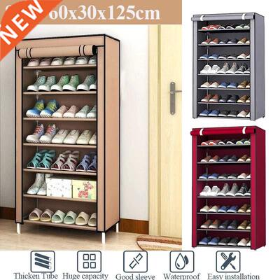Dustproof Non-woven Cloth Fabric Assembly Shoe Storage Combi