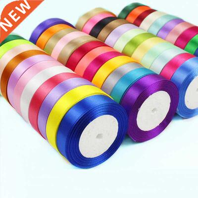 25Yards/Roll 6mm 10mm 15mm 20mm 25mm 40mm 50mm Silk Satin Ri