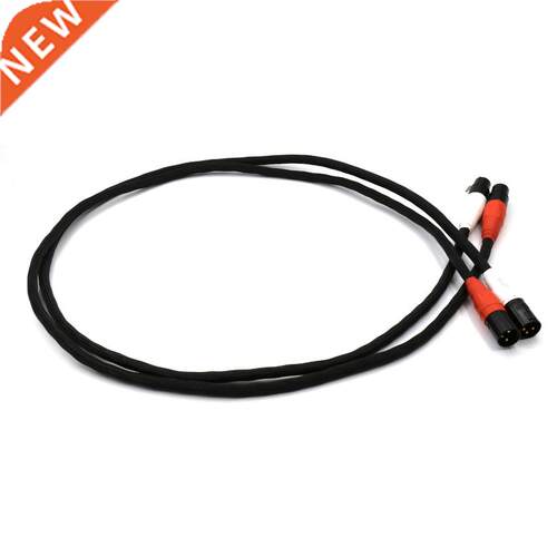 One Pair 5N OFC Pure Copper Audio Interconnect Cable With Go