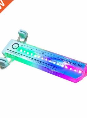 Bcycle Wheel Spoke Lght Colorful Bke Motorcycle Lghts