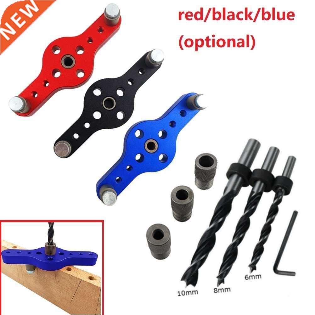 Alloy Vertical Pocket Hole Jig Woodworking 6/8/10mm Drilling