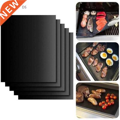 (5 PCS) BBQ Hgh Temperature Non-stck Pan Barbecue Pad Barb