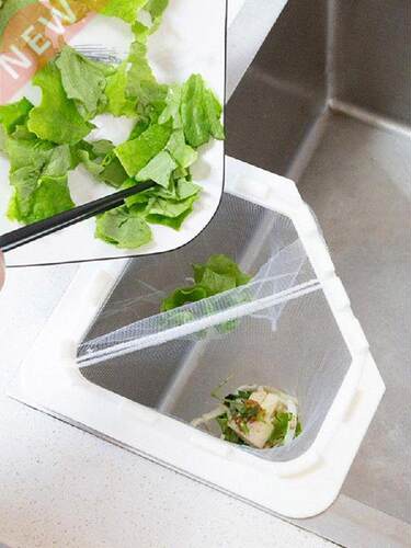 50pc Kitchen Sink Garbage Filter Leftover Filter Triangle