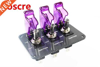 12V Switch C Racing On Off Aircraft Type LED Toggle Switc