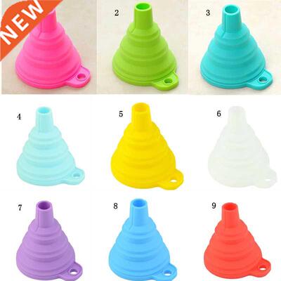 Fdable Funnel Silicone Clapsible Portable Funnels for Fu