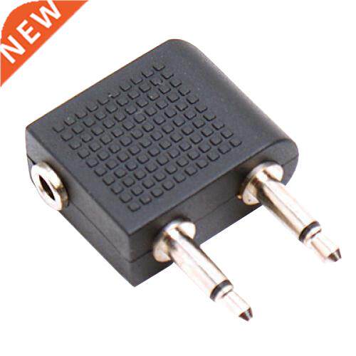 Airplane to 3.5mm Jack apters black