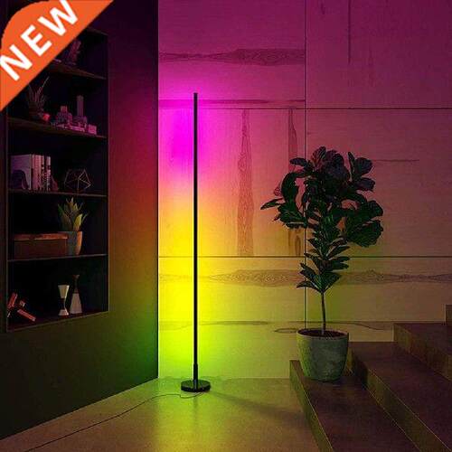 Nordic Indoor LED Floor Lamp Modern Simple Corner Rod Floor