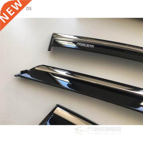 Toyota Hilux wind deflector Chrome rain window 2015 2016 201