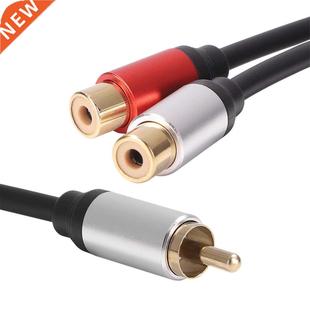 1 Male to 2 Female Adapter RCA to 2-RCA Y Smartphones Audio
