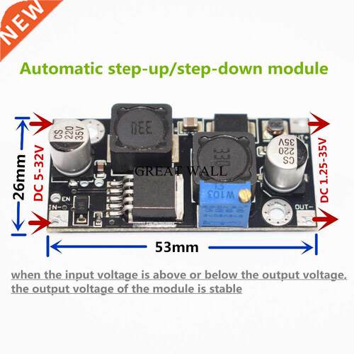 XL6019 (XL6009 upgrade) Automatic step-up step-down Dc-Dc Co