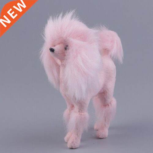 11x 10cm Light Weight Pink Poodle Model Craft Decoration -