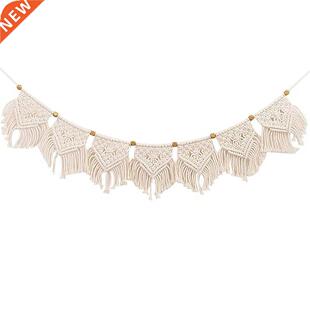 Mcrme Wll Hnging Hndwoven Bohemin Cotton Rope Boho