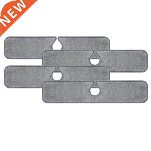 4 Pcs Ktchen Snk Splash Mat Mcrofber Faucet Splash Catch