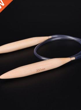 1pcs 20mm Plastic Tube Circular Wood Bamboo Knitting Needles