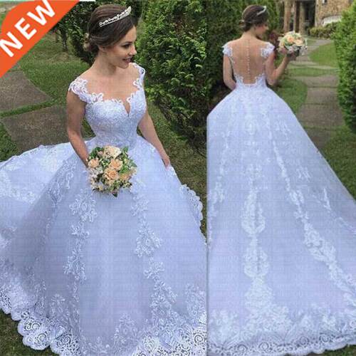Backless Princess Embroidery Vestido De Noiva Wedding Dress