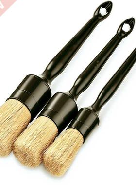 1/3 PCS Car Exterior Interior Detail Brush Boar Hair Bristle