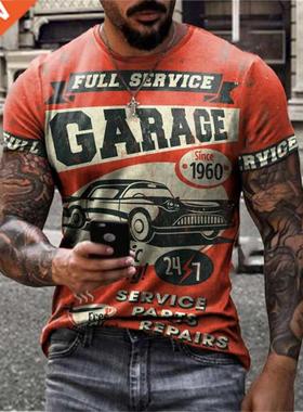 Fashon New 3d prnt t shrt men Motorcycle Graphc Harajuku