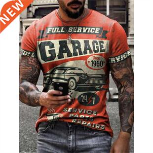 Fashon New 3d prnt t shrt men Motorcycle Graphc Harajuku