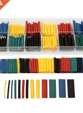 280PCS/Lot Assortment Ratio 2:1 Heat Shrink Tubing Tube Slee