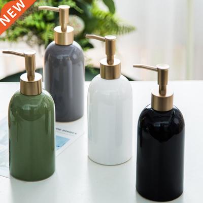 420ml Ceramic Liquid Soap Dispenser Shampoo Bottle Hand Sani