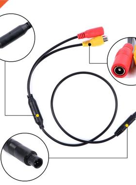 1Pc Car Reverse ackup Cera 4 Pin Male To Female Connecto