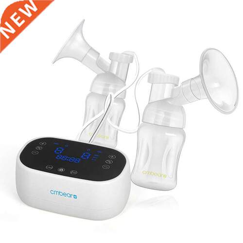 Two Motors Double Breast Pump Electric LED Smart Touch Low N