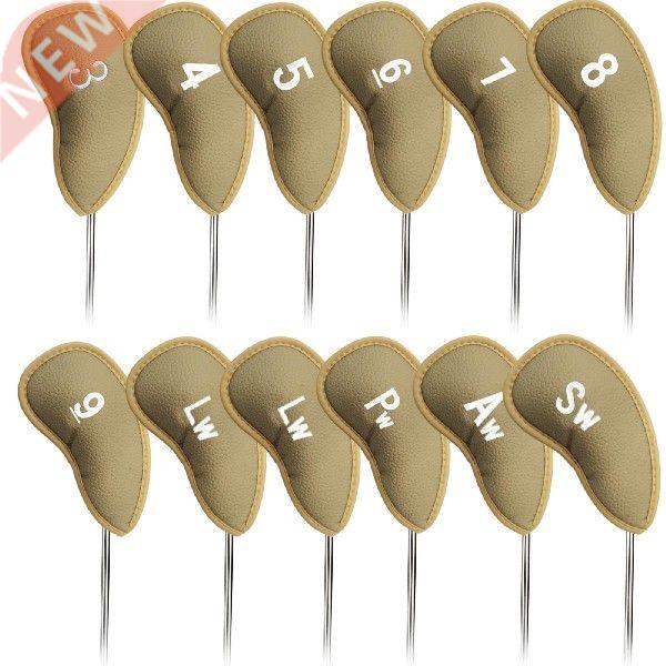12 Pcs Golf Club Head Cover Set with Digital Identification