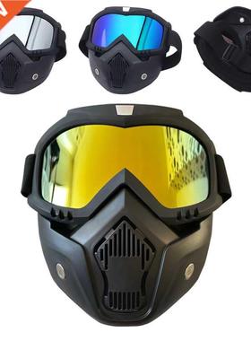 Unisex Ski Snowboard Mask Snowmobile Skiing Goggles Windproo