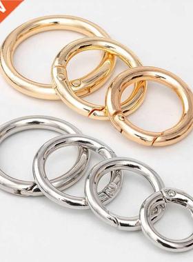 5pcs Metal O Rng Sprng Clasps for  Jewelry Openable Rou
