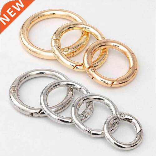 5pcs Metal O Rng Sprng Clasps for  Jewelry Openable Rou