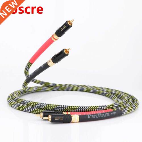 Preffair 48B Premium RCA Audio Cable Pair 6N OFC HiFi RCA In