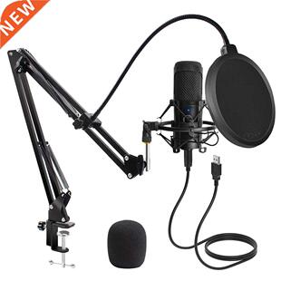 USB Mcrophone Condenser D80 Recordng Mcrophone wth Stand