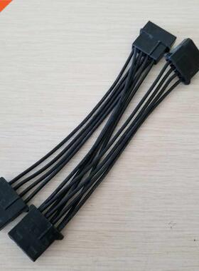 ATX IDE Molex 4Pin to SATA Splitter Power Cable D Port Exten